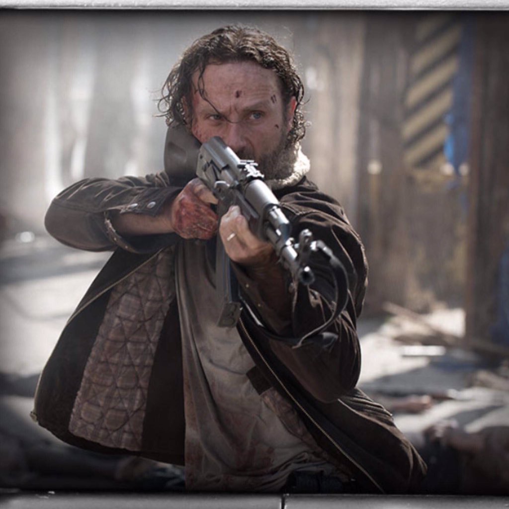 TeamAndyLincoln's tweet photo. ⭐️NEW!⭐️ #ToppsTWD Rick "Versus" trading card! 
#AndrewLincoln #ToppsCards #TheWalkingDead #RickGrimes #TWDFamily https://t.co/c86khKVScb
