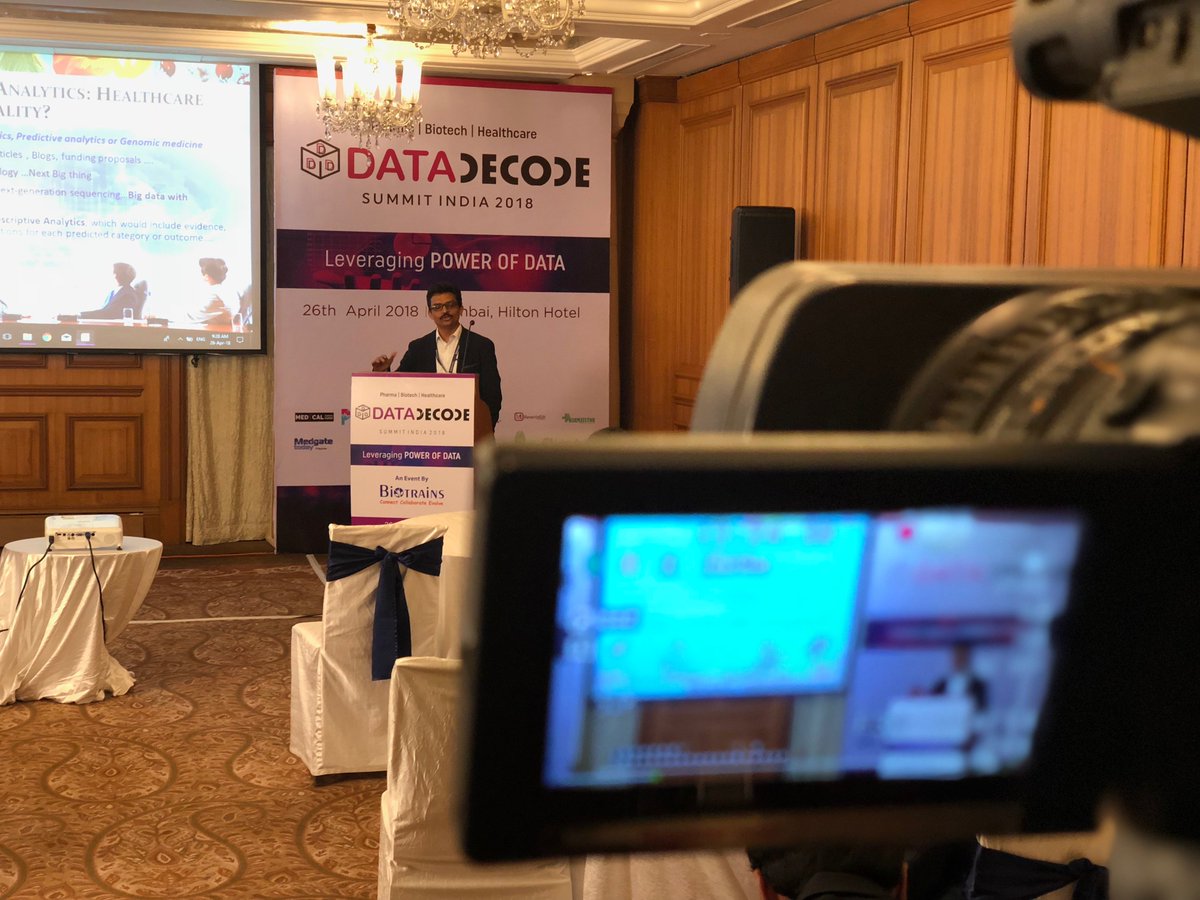 Biotrains's tweet image. A glimpse of how the first session unfolded at #DATADECODE SUMMIT INDIA 2018 . Stay tuned for all the updates from the show.
