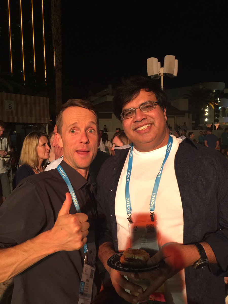 Clearly I am awestruck! Hanging with the man @arupnanda at the #C18LV party. Great times - thanks @IOUG #Oracle #dbvisit