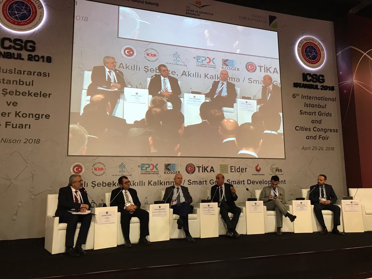igdaskurumsal's tweet photo. Ana sponsoru olduğumuz #ICSG2018, 2. gününde Genel Müdürümüz @aliihsanslkm’ın moderatörlüğünde gerçekleşen “Bilişim ve Haberleşme Teknolojilerinin Gaz Sektörüne Etkileri” paneli ile devam ediyor. @TCEnerji @GazbirGazmer https://t.co/s5vdz0Qutx