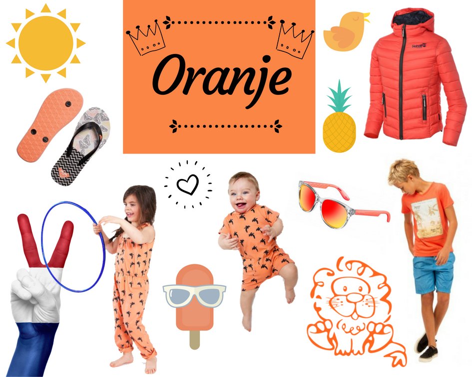 Oranje! Oranje! 
Shop op: chickiesbinkies.nl