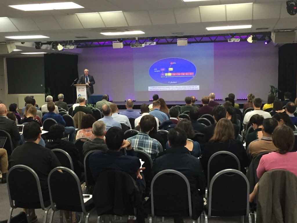 Prof Steven Opal starting the first day of #CCS2018 this morning with non-antibiotic solutions for pan-resistant microbial pathogens