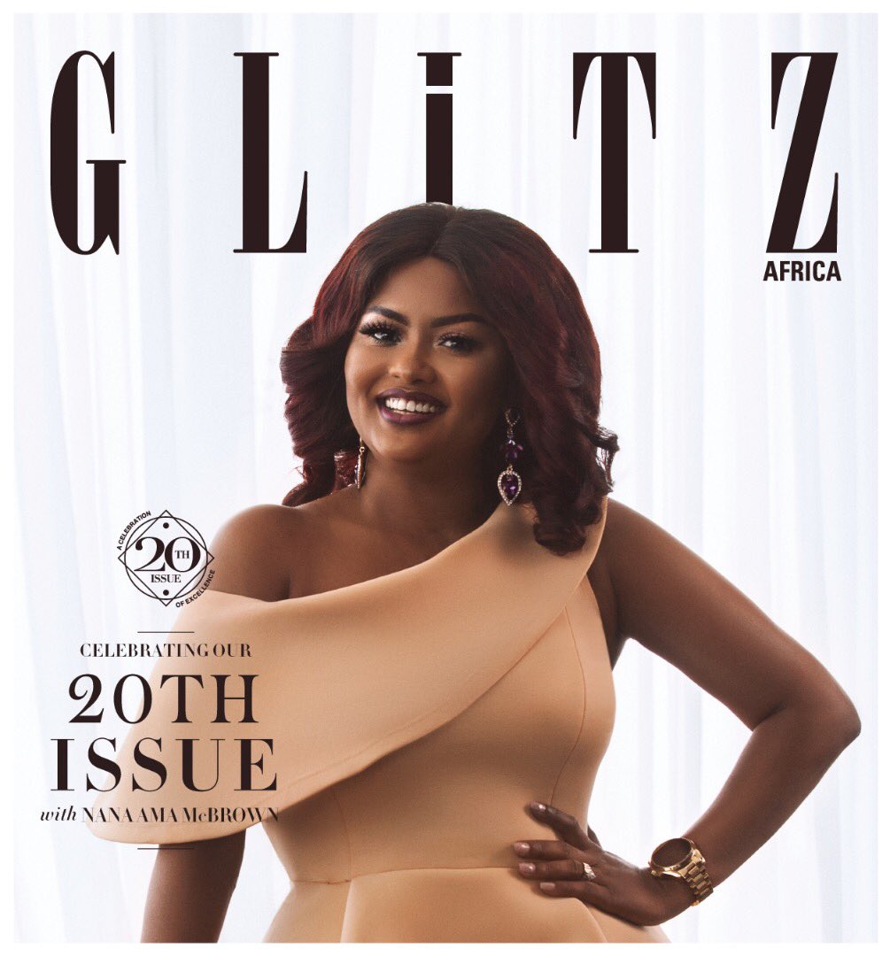 GlitzAfrica's tweet photo. Celebrating our 20th issue with leading ladies in Film 🎥. 

Featuring the ever so versatile Nana Ama McBrown 
@Emprezzmcbrown 

Out soon near you!

Subscribe to https://t.co/M7ynnmE1Bn to book your copy. https://t.co/foFRfr5Bp9