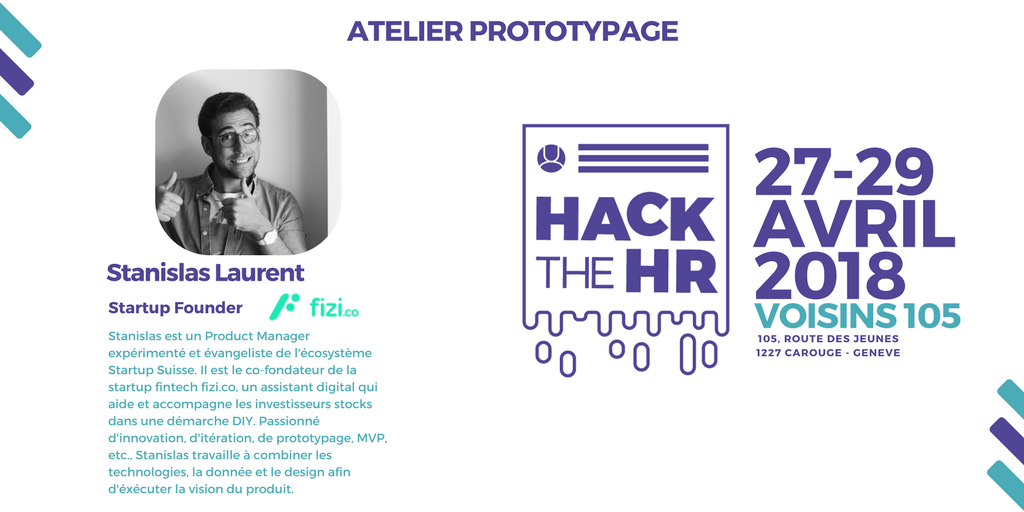 Stanislas Laurent, Product Manager expérimenté et co-fondateur de fizi.co, nous parlera de la meilleure manière de présenter une idée visuellement en un minimum de temps ! #fakeitbeforeyoumakeit goo.gl/wUmie6 #hacktheHR #makeHRgreatagain #hrtech #startup
