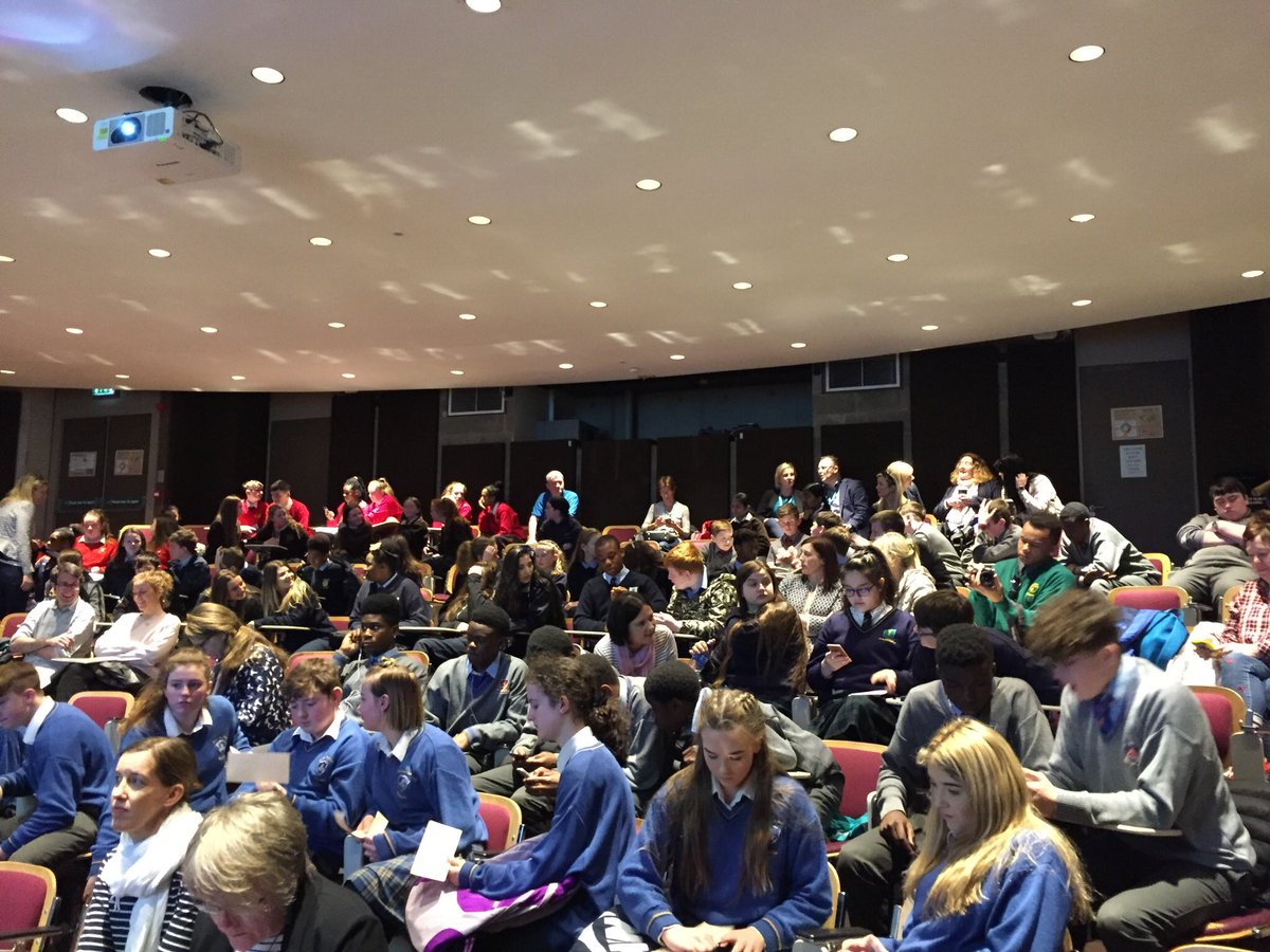 trocaire's tweet image. Excitement is building as the young performance poets get ready to take the stage for #WRaPParound ##PoetryDayIrl @poetryireland @jcsplibraries