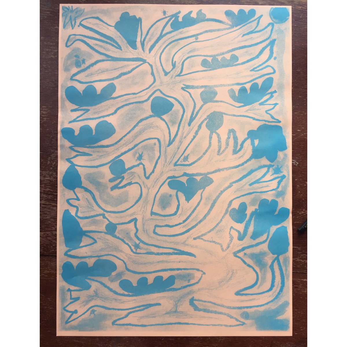 KateTimney's tweet image. Spent yesterday making riso prints with the wonderful @risottostudio &amp;amp; Atelier Bingo 💥😍