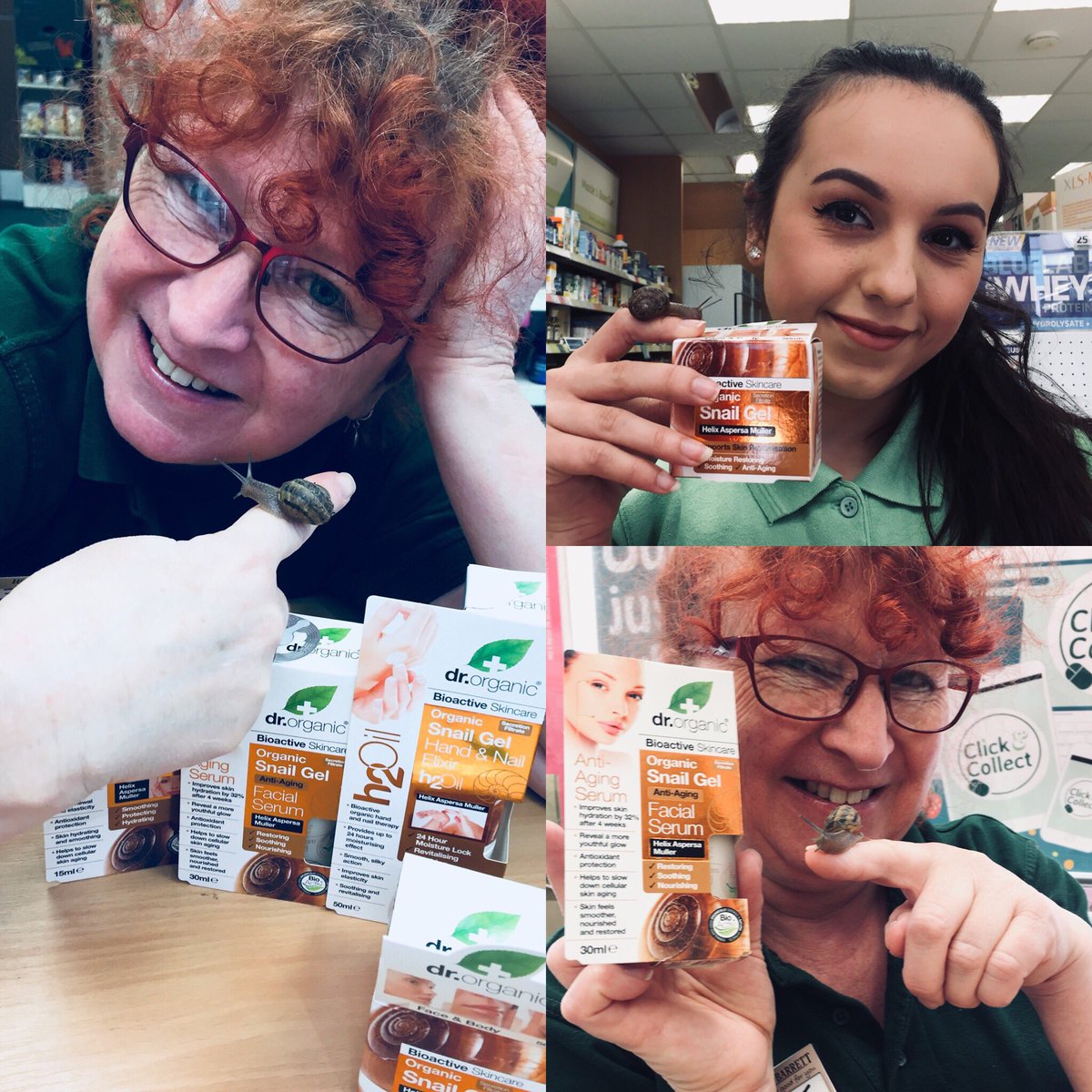 SFranco07051836's tweet photo. Our best friend Shelley shared her secret of #CleanerBeauty #drorganicsnailgel #snails #HBHero #Flawless #NaturalBeauty 🐌 https://t.co/6iP3YRuevL
