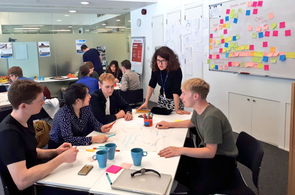 Grantham_IC's tweet photo. A busy morning for the @SSCP_DTP here @Grantham_IC - workshops on translating research into practice & #makingresearchrelevant with @AlyssaRGilbert @Ms_SophieSmith https://t.co/hEmFKLIQpe