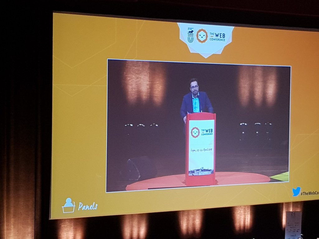 JPLEROY's tweet photo. @mounir à #TheWebConf, la confiance dans les technologies, pré-requis d'une stratégie française #IA https://t.co/uti6eCyMhk