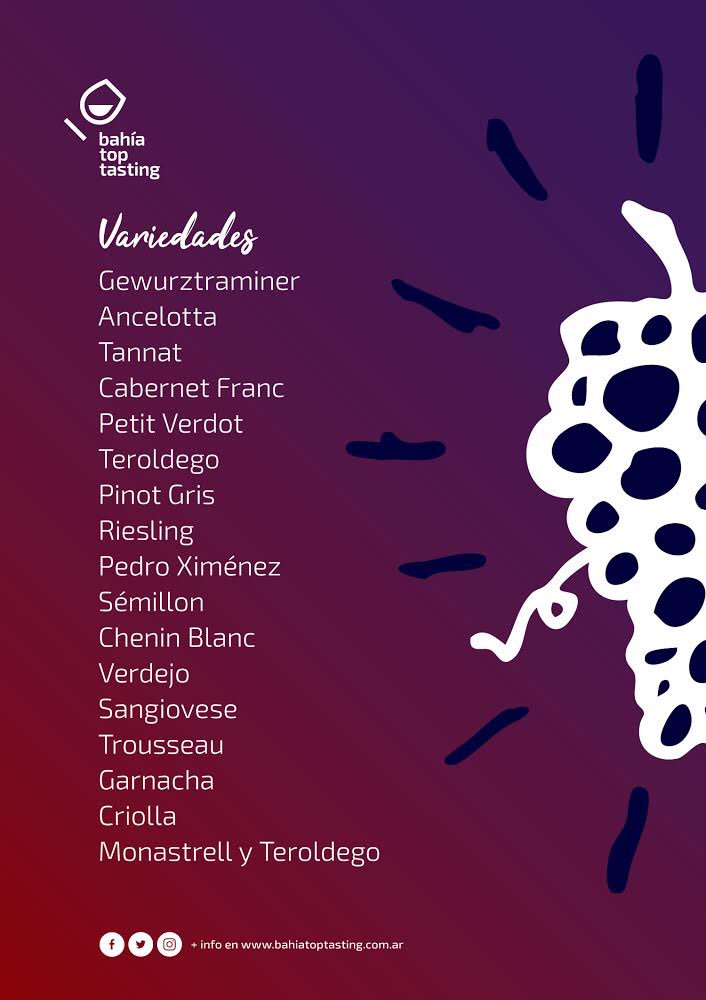 BahiaTopTasting's tweet photo. Les presentamos al equipo de 19 variedades no tradicionales que testearemos en #BTT2018! Las entradas ya están a la venta!!! https://t.co/o2hRxVhPQg