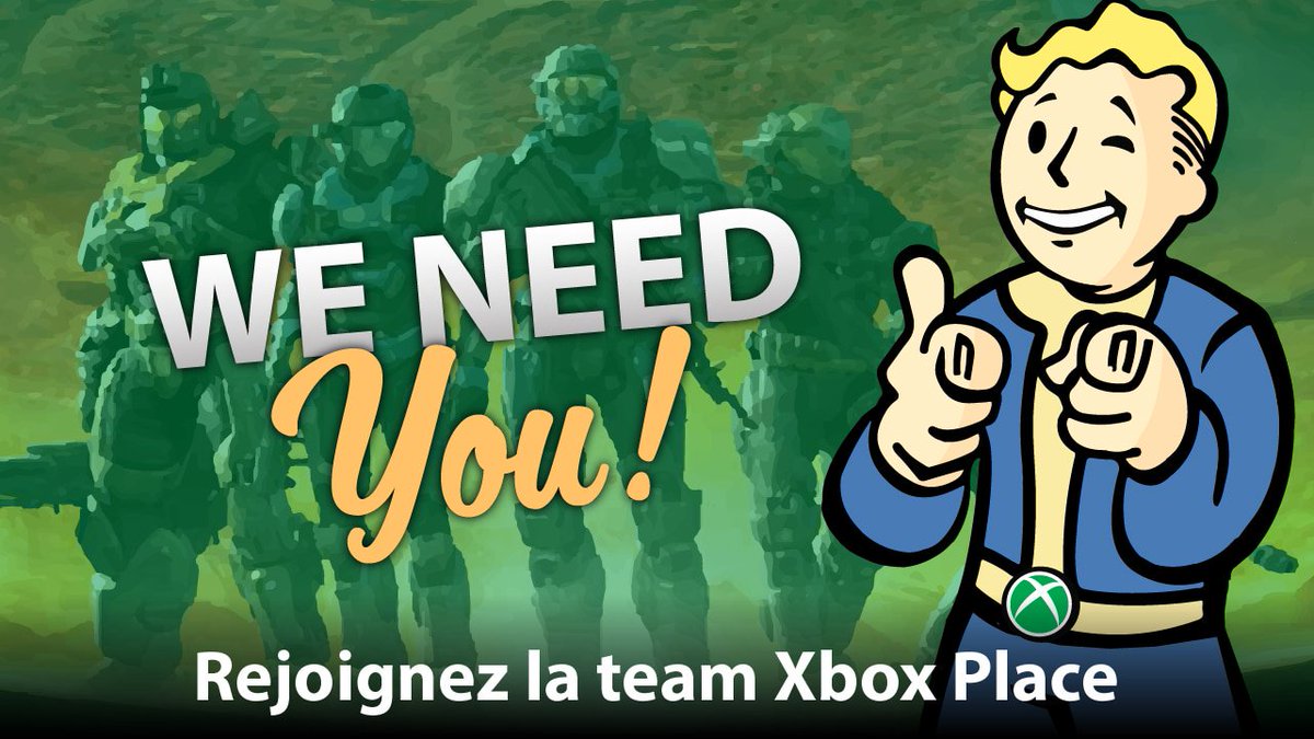XboxPlace's tweet photo. Hey ! Nous sommes à la recherche de nouveaux rédacteurs gaming avec une appétence pour les jeux de sport (FIFA, voitures...), jeux indés et bien d'autres sur #Xbox. 
Pour rejoindre l'aventure ➡️ https://t.co/MzxdOk7r9W ou DM nous. 😘 https://t.co/b9Op2DLxwC