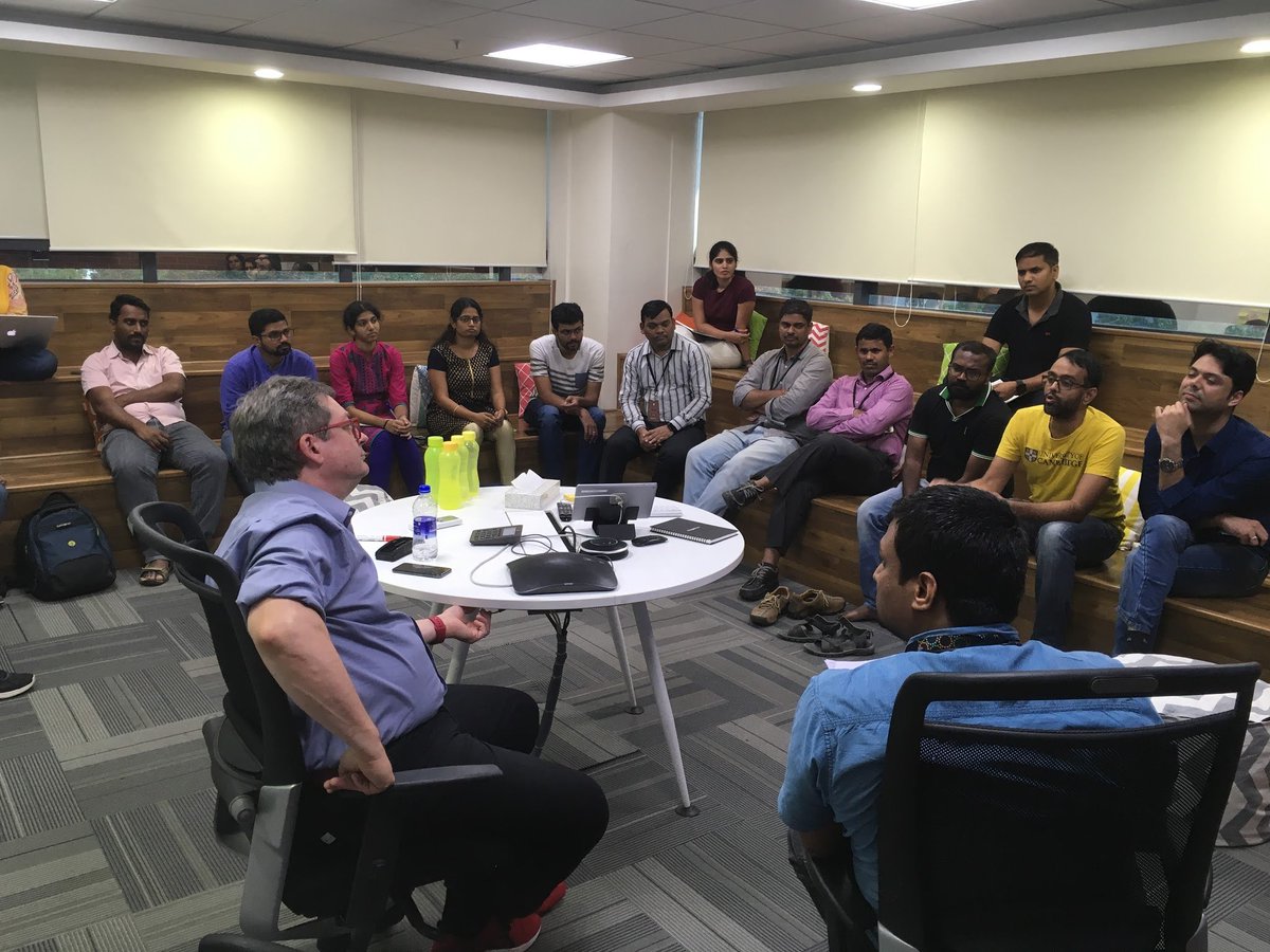 thoughtworks's tweet photo. We had great time talking to @neal4d last night at our #Hyderabad office, on #EvolutionaryArchitectures and the need to support constant #change. https://t.co/kgJdYLn2Rn