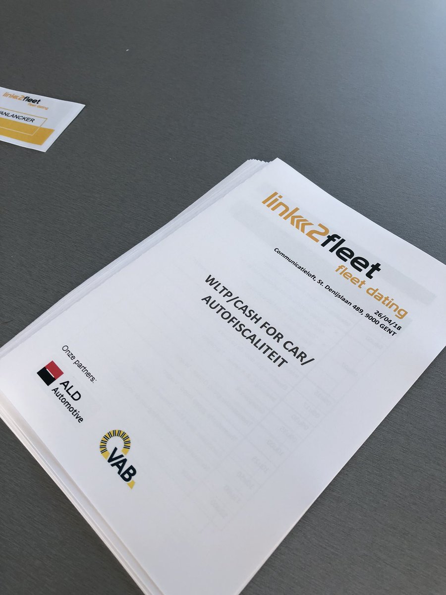link2fleet's tweet photo. Meer dan 40 vlootbeheerders op onze fleet dating met als thema Autofiscaliteit, WLTP en cash for car. Wat een succes ! #fleetdating #autofiscaliteit #fleet #link2fleet #cashforcar #wltp https://t.co/i0RbHLpUZT