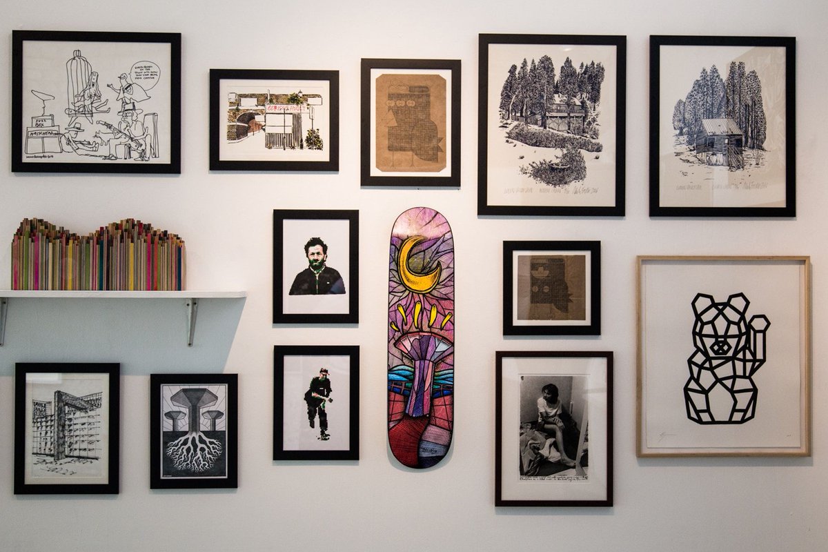 raysframes's tweet photo. Some of our work at 'The Southbank Show' - a definitive art show from skateboarding @StolenSpaceLDN until the 29th April in support of #Soutbank #426m2 #thesouthbankshow #LLSB #longlivesouthbank #stolenspacegallery #raysframes Photo by Ben Awin @HYPEBEAST @Long_Live_SB https://t.co/xjgQJqtsYq