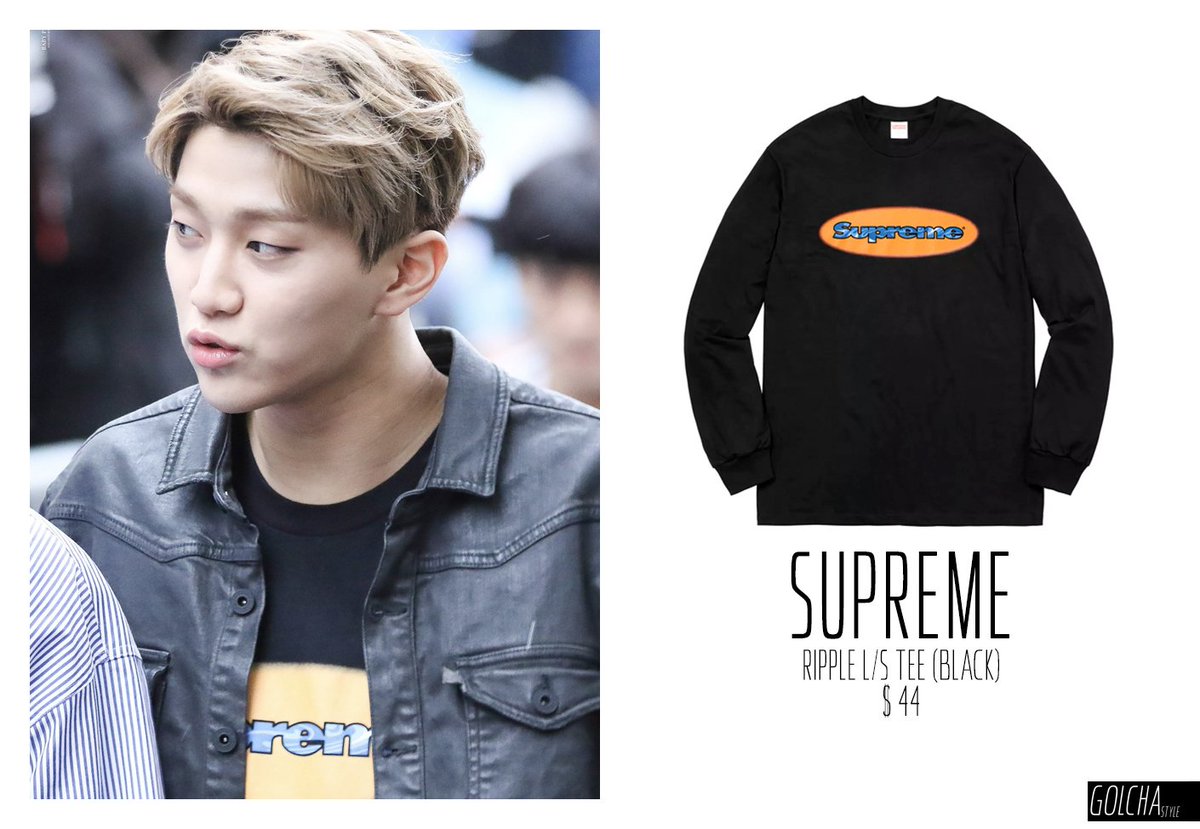 supreme ripple ls tee