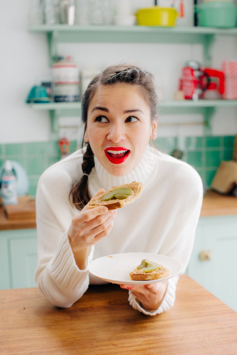 ✩ Rachel Khoo ✩ on Twitter: &quot;Ok hands up 🙋 🙋‍♂️ if you have any weird #food combos? Mine is crunchy #peanut butter with #cornichons on toast 🥜 What&#39;s yours? Photo: Lara