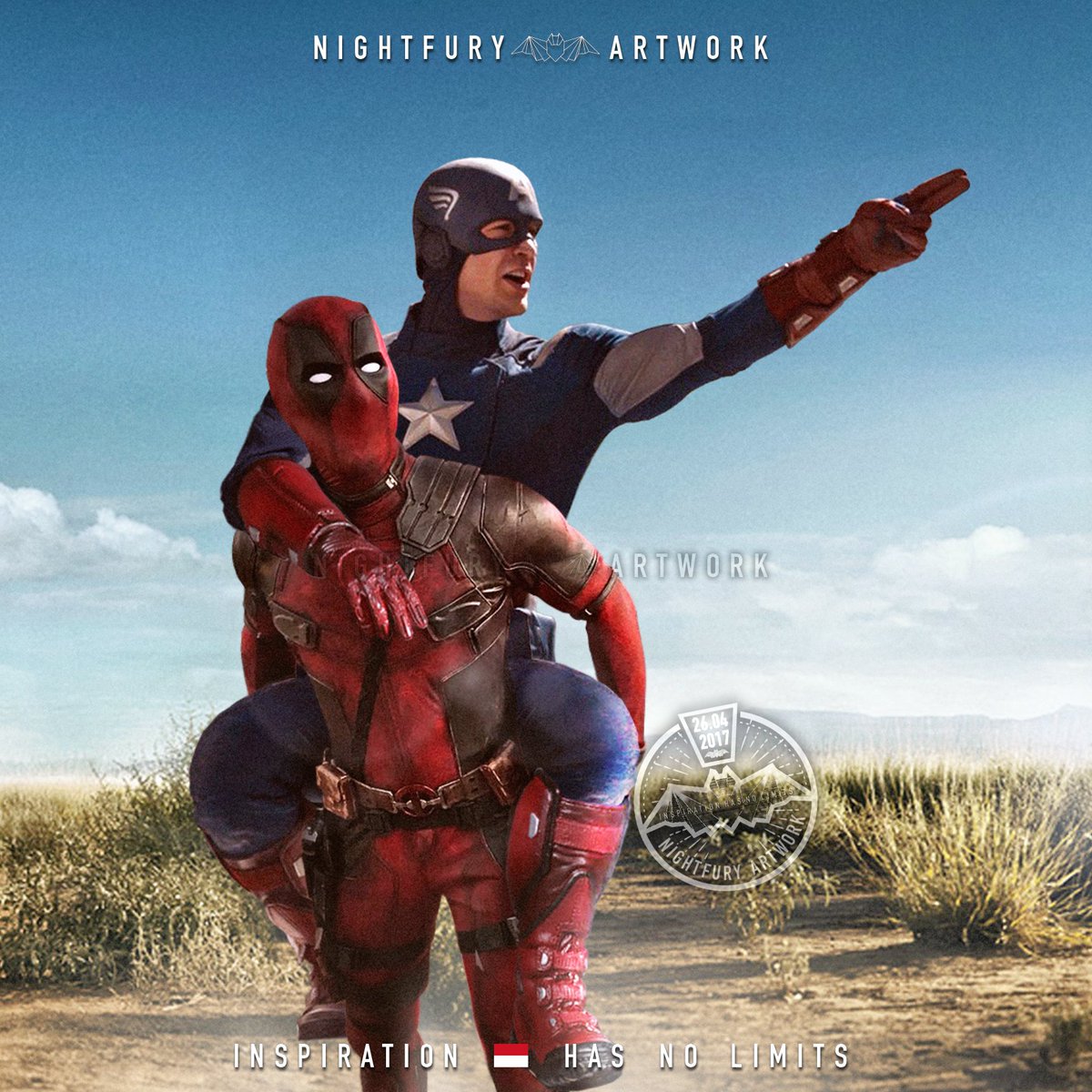 nightfury_art's tweet image. FINDING CAPTAIN AMERICA SHIELD 😂#blackpanther #wearevenom #blackpantherfanart #thepunisher #photoshopindonesia #marvelcomics #thedefenders #Deadpool  #logan  #Spiderman #Thor #avengersinfinitywar  #CaptainAmerica #DoctorStrange #supergirl #Ironman #nightfuryartworks