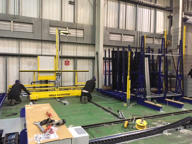 HEGLA #Optimax with double sided loader and shuttle sided loader is the latest installation to be completed in the UK - call us to optimise your production methods #Bystronicglass #HEGLA #floatglasscutting #laminateglasscutting
