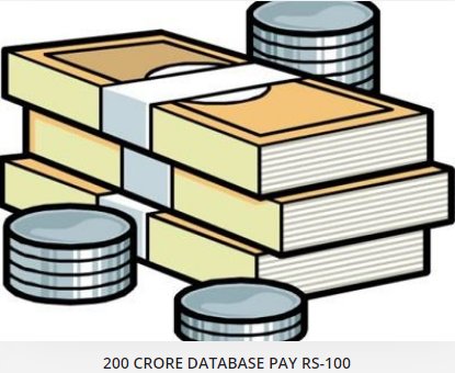 Yogendra_Yadav9's tweet image. Opportunity to promote your business or reach your targeted audience! We at  database service Provider in Delhi India offering #bulkdatabase. Buy 200 crore database only at 100 INR. Call now! @ +91- 8804126048 or click here:  allwebmart.in/databasesoluti… 
#bulkdata #smallbusinessowner