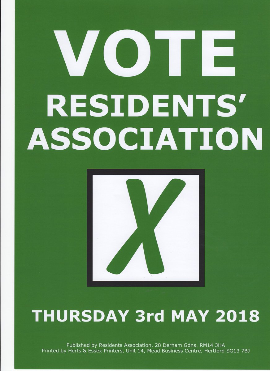 clarence39533's tweet photo. #Havering #vote #ResidentsAssociation https://t.co/3SBAL5zjmU