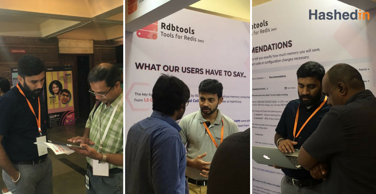HashedIn's tweet photo. Day 3 @greatindiandev has kicked off well, with a lot of attendees showing a keen interest in #RDBtools
@rdbtools #gids18 #redis #opensource https://t.co/RBglOJnbLi