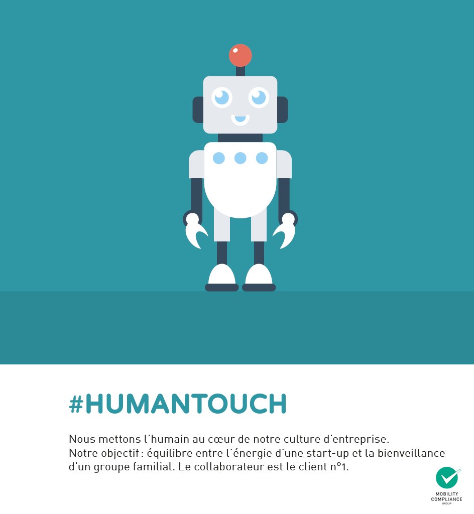 FPSociale's tweet photo. Bonjour à tous, il nous tenait à coeur de partager avec vous l'ADN de notre entreprise, nous allons donc vous présenter une de nos valeurs tous les jeudis pendant les 10 prochaines semaines :)
On commence aujourd'hui avec la #HumanTouch !
#MobilyComplianceGroup #notreadn https://t.co/2CBTr84SIp