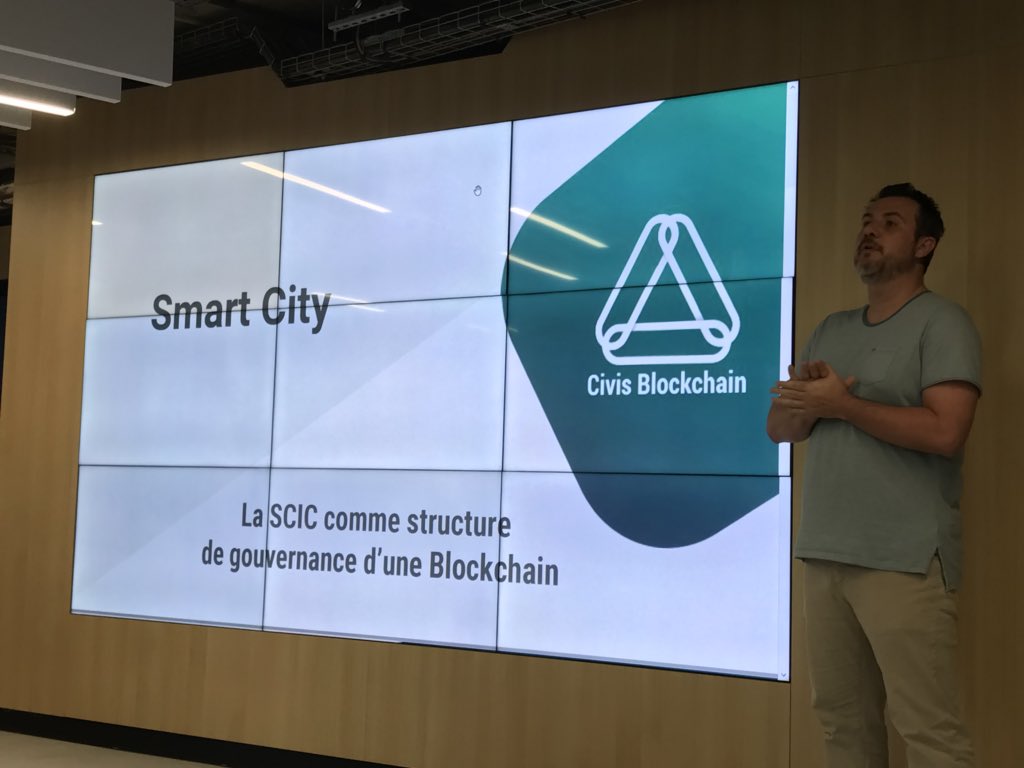 CivisB's tweet photo. Civis blockchain est présente au #meetup #blockchain de #Montpellier pour présenter les travaux menés par l’association. https://t.co/UmBbmsky1G