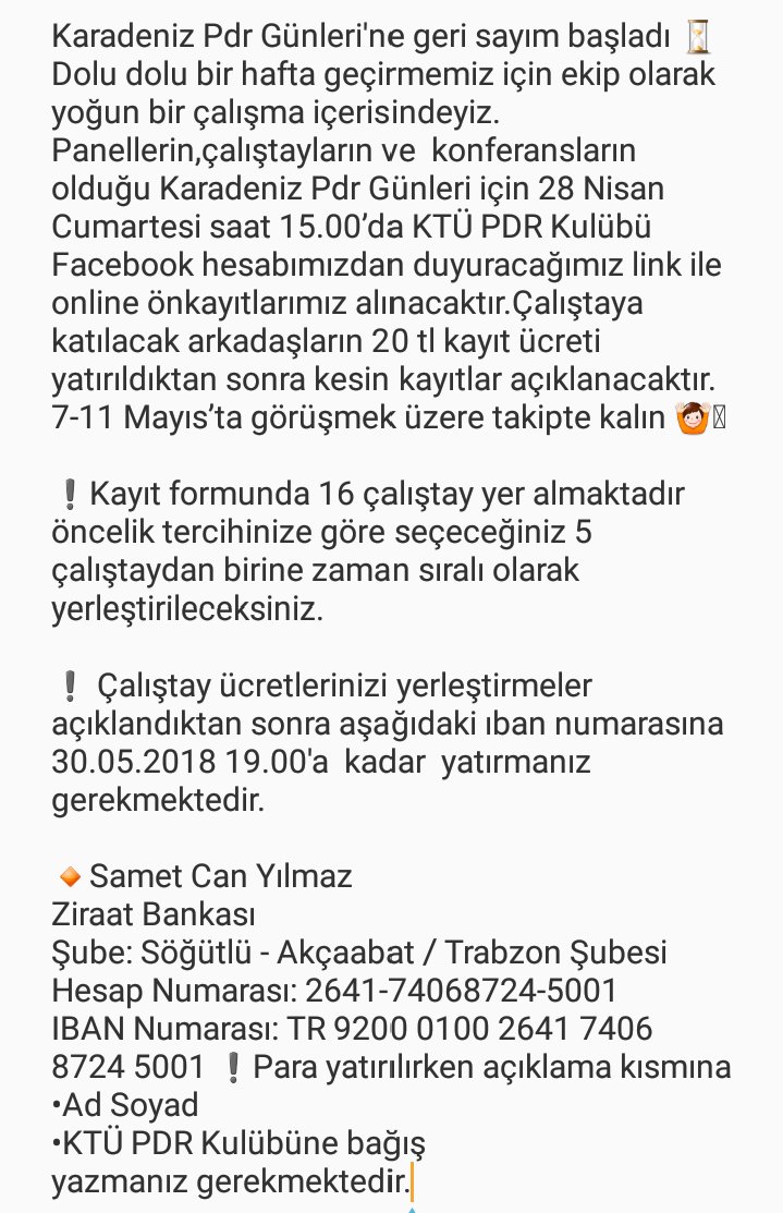 TRABZON ÜNİVERSİTESİ PDR KULÜBÜ (@trupdrkulubu) on Twitter photo 