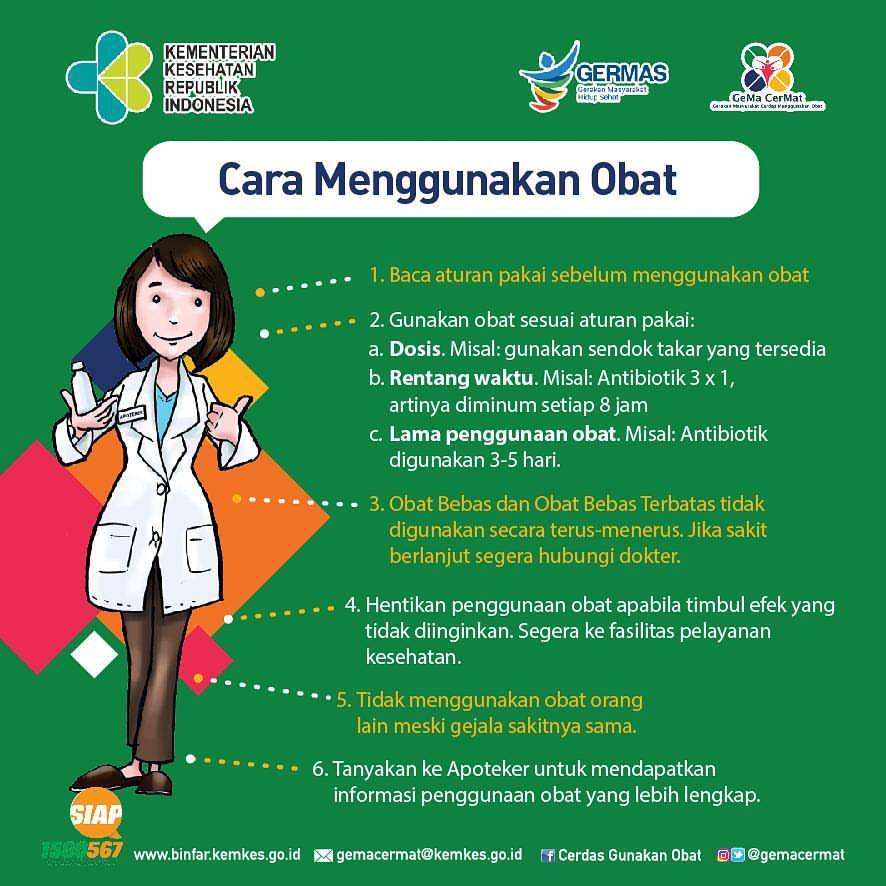 KemenkesRI's tweet photo. Hai #Healthies! 
Yuk simak cara menggunakan obat yang baik dan benar 😊

@gemacermat 
#GemaCermat https://t.co/CXhxn1QBEH