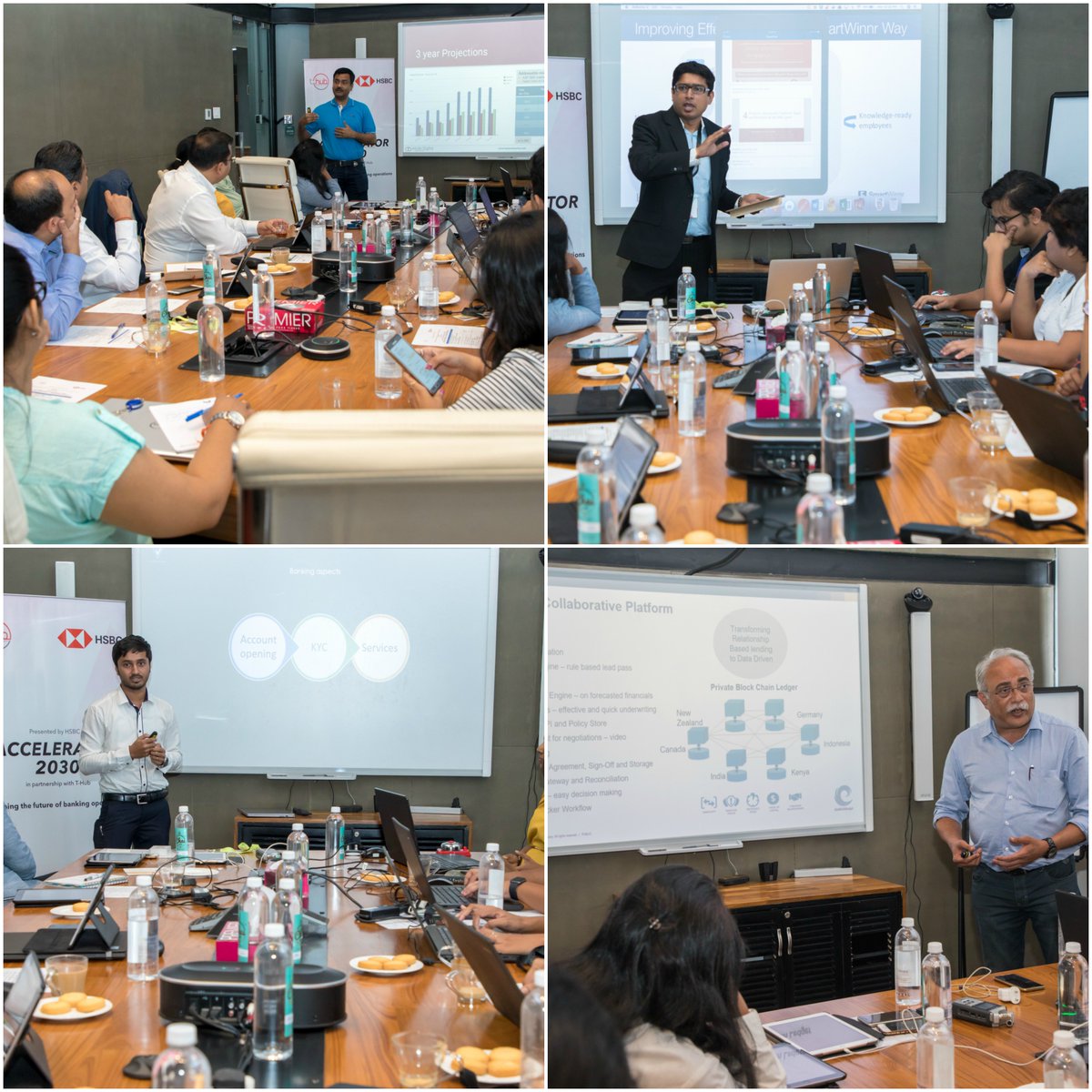 THubHyd's tweet photo. Here are a few snapshots from the Pitch Day of ACCELERATOR 2030, presented by @HSBC in partnership with #THub.
#Banking #Accelerator #startups https://t.co/hQsVqGEKx6