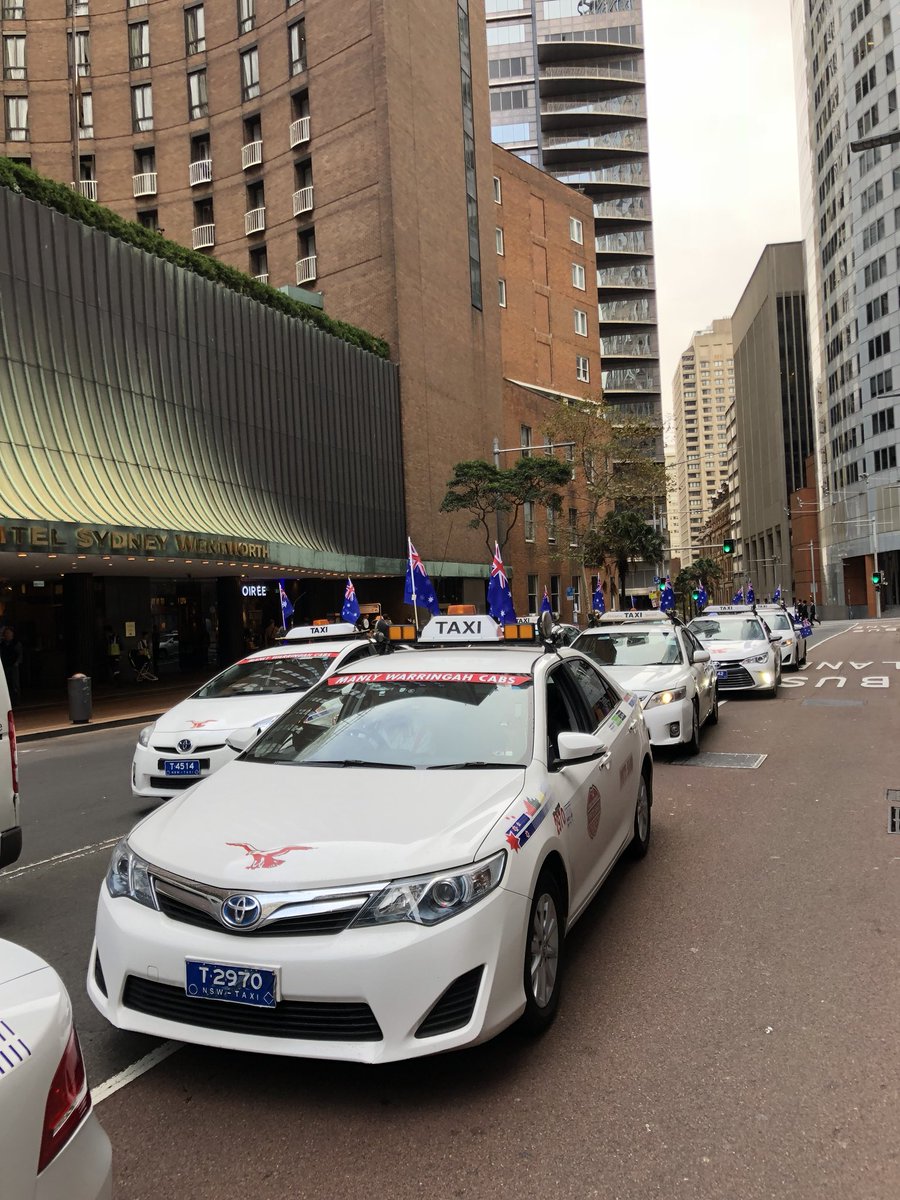 nswtaxi's tweet photo. Congratulations to @rslcabssydney and #manlycabs for your involvement and support in getting veterans to and from yesterday’s #ANZACDay2018 March #taxi @nswtaxi https://t.co/H4YEYBeRYZ
