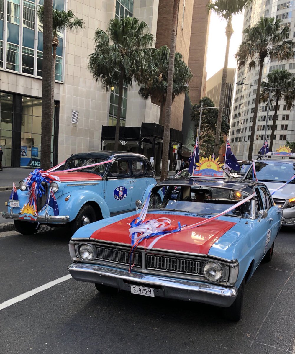 nswtaxi's tweet photo. Congratulations to @rslcabssydney and #manlycabs for your involvement and support in getting veterans to and from yesterday’s #ANZACDay2018 March #taxi @nswtaxi https://t.co/H4YEYBeRYZ