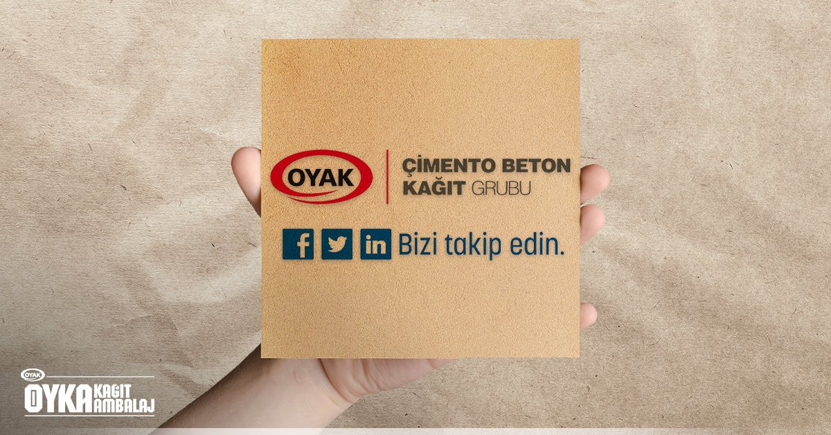 Artık sosyal medyada da aynı çatı altındayız. Bizi <a href="/OYAKCimento/">OYAK Çimento</a> Beton Kağıt Grubu sayfasından takip etmeye devam edebilirsiniz.