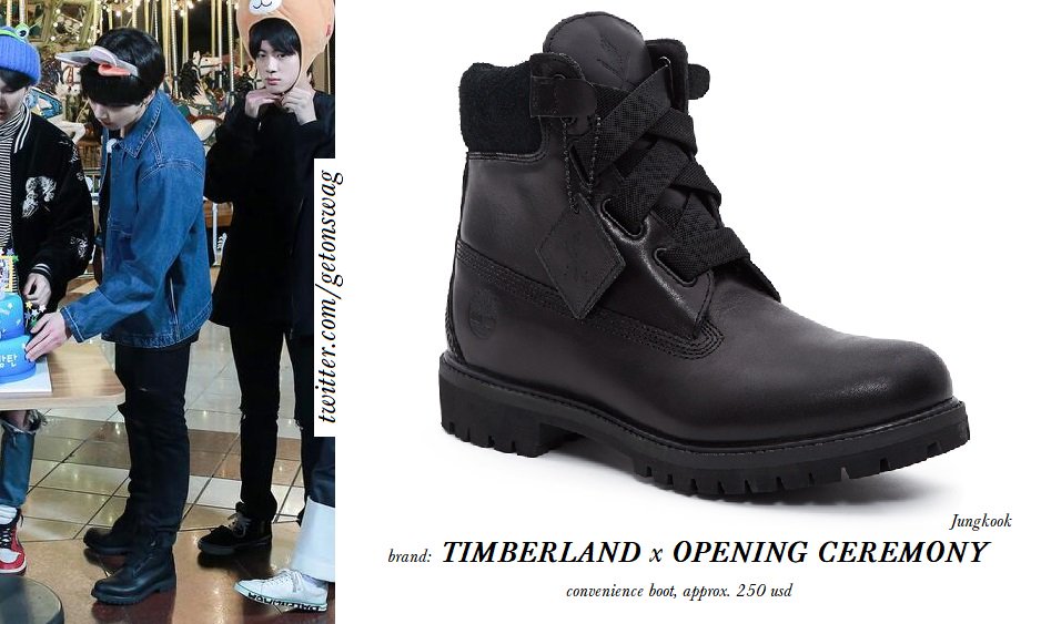 timberland boots jungkook