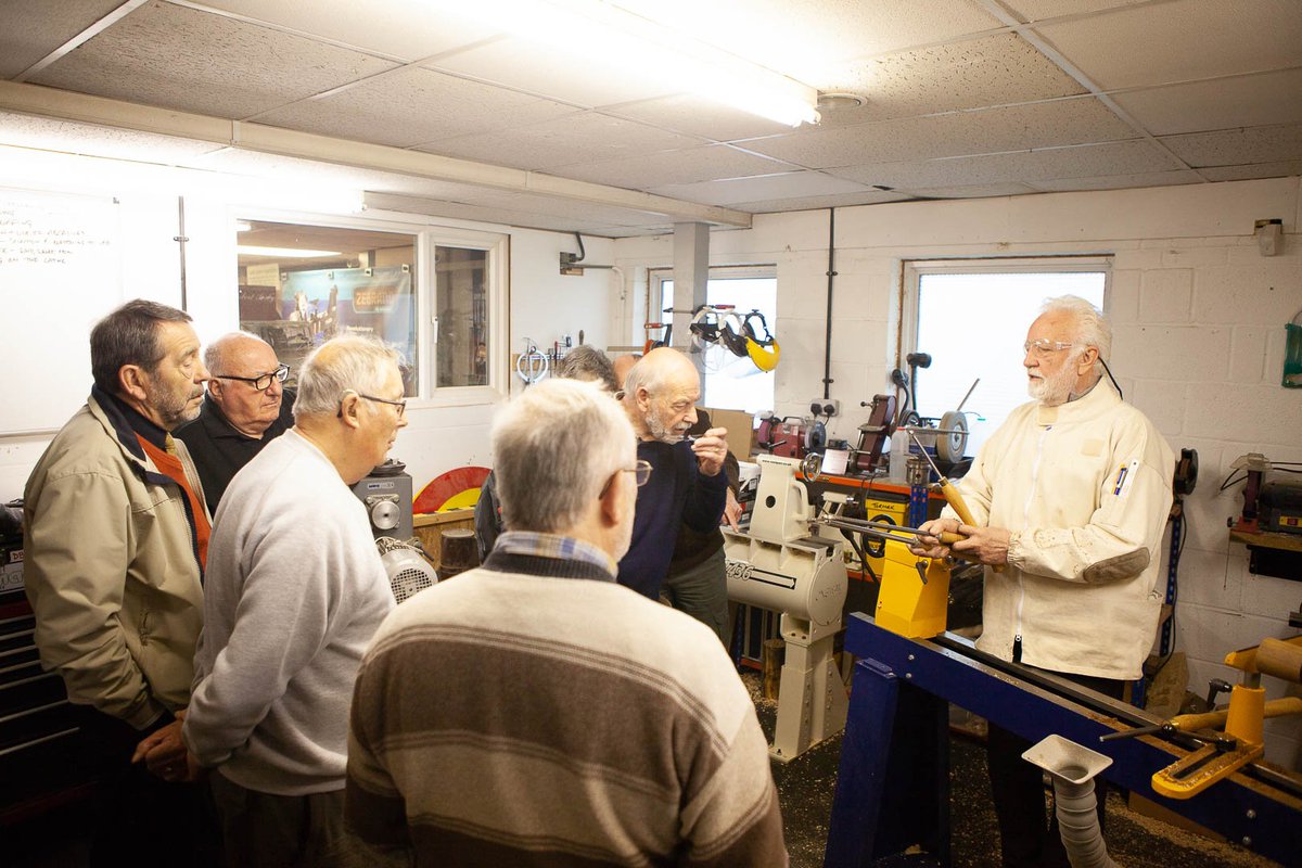 ToolPost's tweet image. A Wight old day had by all at The ToolPost with the Wight Woodturners, exploring the veritable world of hollowing tools and techniques... If your club is interested in something similar, please do get in touch.