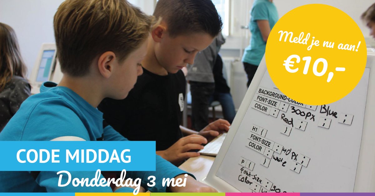 codeqube's tweet image. Heb jij nog niks te doen tijdens de meivakantie? Meld je dan snel aan voor de Code Middag in de @BiebBreda / @MakersbaseBreda via de volgende link: buff.ly/2HL7RiU! #programmeren #html #css #website #vormgeven #spelen #website #meivakantie #leren #bibliotheek #makersbase