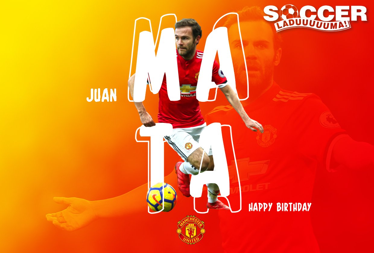 Manchester United\s Juan Mata turns 30 today! Join us as we wish the midfielder, a Happy Birthday! 