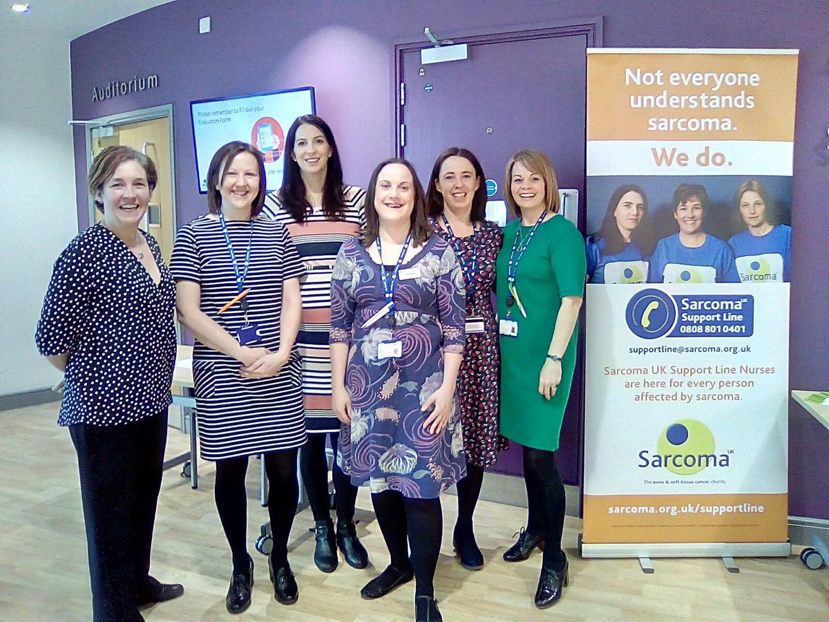 Our Helen with the team at <a href="/TheChristieNHS/">The Christie NHS</a> for the first Sarcoma &amp; Fibromatosis Health and Wellbeing event today with <a href="/Sarcoma_UK/">Sarcoma UK</a>! #workingtogether @TheChristieSoO