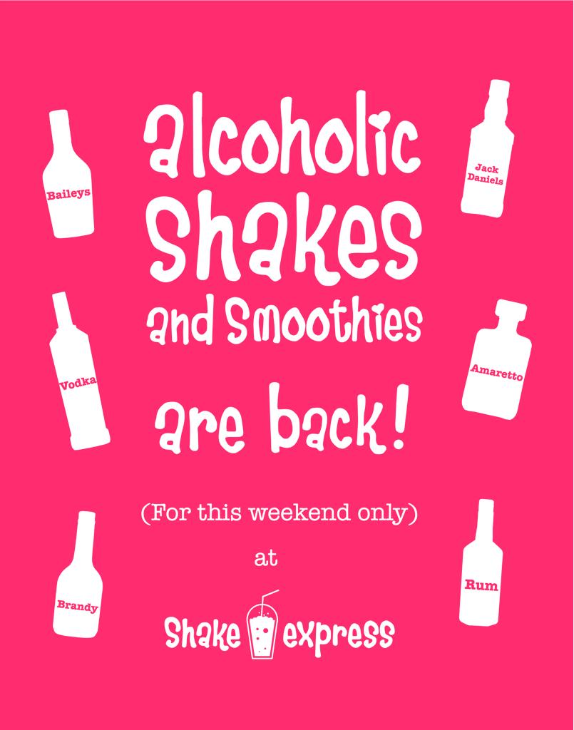 BraintreeDC's tweet image. Heading into #Braintree town over the weekend? @shakeexpress will be selling alcoholic shakes and smoothies for one weekend only, everything from baileys, jack daniels to rum and vodka!