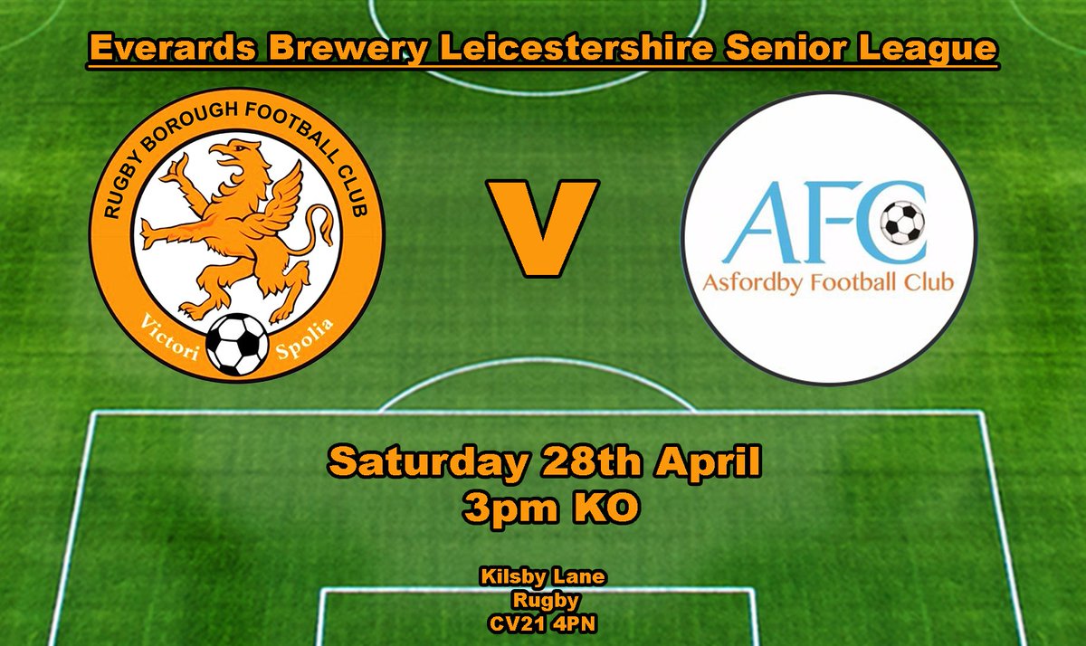 Rugbyboroughfc's tweet photo. Saturday we host our last home game of the season. 
As a new club we've had the best first season anyone could have hoped for, and have met and played some great footballers.
We all look forward to seeing new friends and old Saturday. Thank you to everyone who has supported us. https://t.co/e2bZHzG5Ux