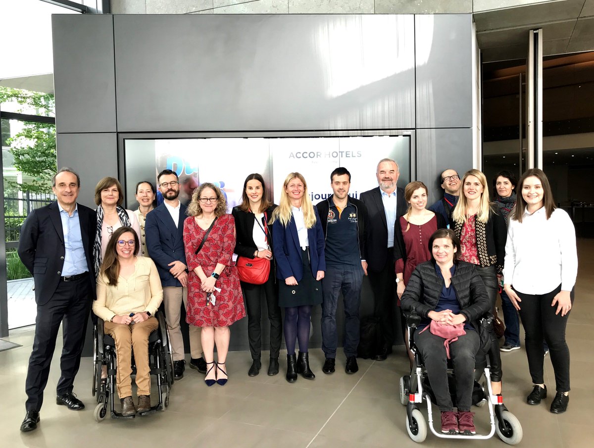Accor's tweet photo. #DuoDay2018 c’est parti ! Les collaborateurs du siège parisien de #AccorHotels accueillent Marie, Olivia, Bastien et beaucoup d’autres candidats en situation de #handicap pour leur faire découvrir leur métier le temps d’une journée 👏! @handicap_gouv @s_cluzel https://t.co/z3i4FHMCow