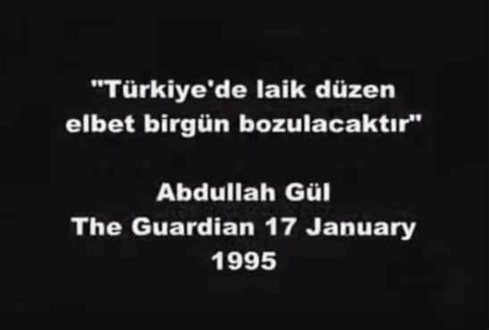 Abdullah Gül'ü Cumhurbaşkanlığına aday göstermek sadece Türkiye Cumhuriyeti Devletine alenen ihanettir👊

#GülYokHükmündedir