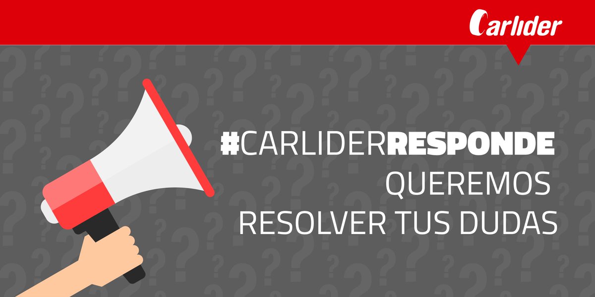 CarliderES's tweet photo. 📢 ¡Carlider inaugura nueva sección!
Manda tu pregunta a info@carlider.es y resolveremos tus dudas.
(o si lo prefieres puedes dejarnos un comentario ⬇) https://t.co/NHCm8aV2jZ