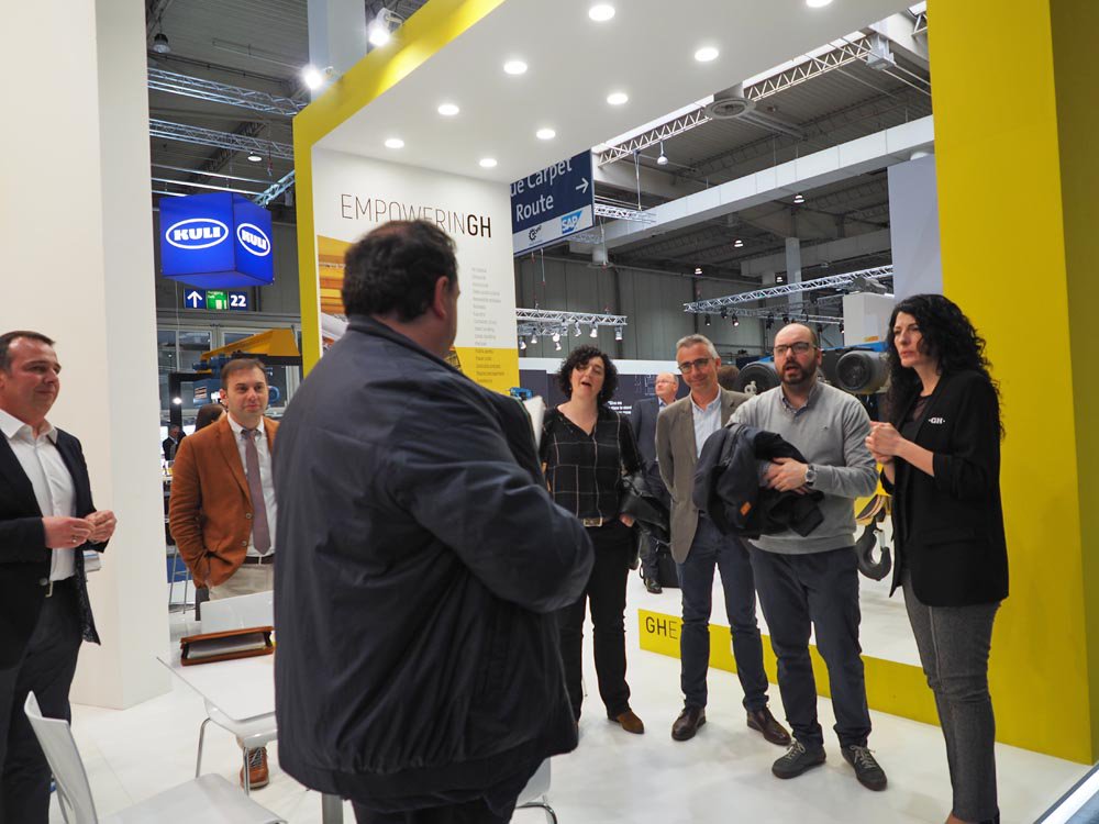 ghcranes's tweet image. GH Cranes in #CeMAT Hall 024, Stand C47 #CeMAT18”. #BasqueIndustry40 #HM18