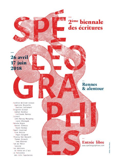USEITRennes's tweet photo. La biennale Spéléographies commence aujourd'hui à Rennes ! Jusqu'au 17 juin, elle célèbre toutes les formes d'écritures. L'occasion de découvrir des chouettes lieux culturels à Rennes, comme Les ateliers du vent, Lendroit édition ou encore La criée 🖊️📚
#Rennes #ActLikeALocal https://t.co/l5Myua9CC3