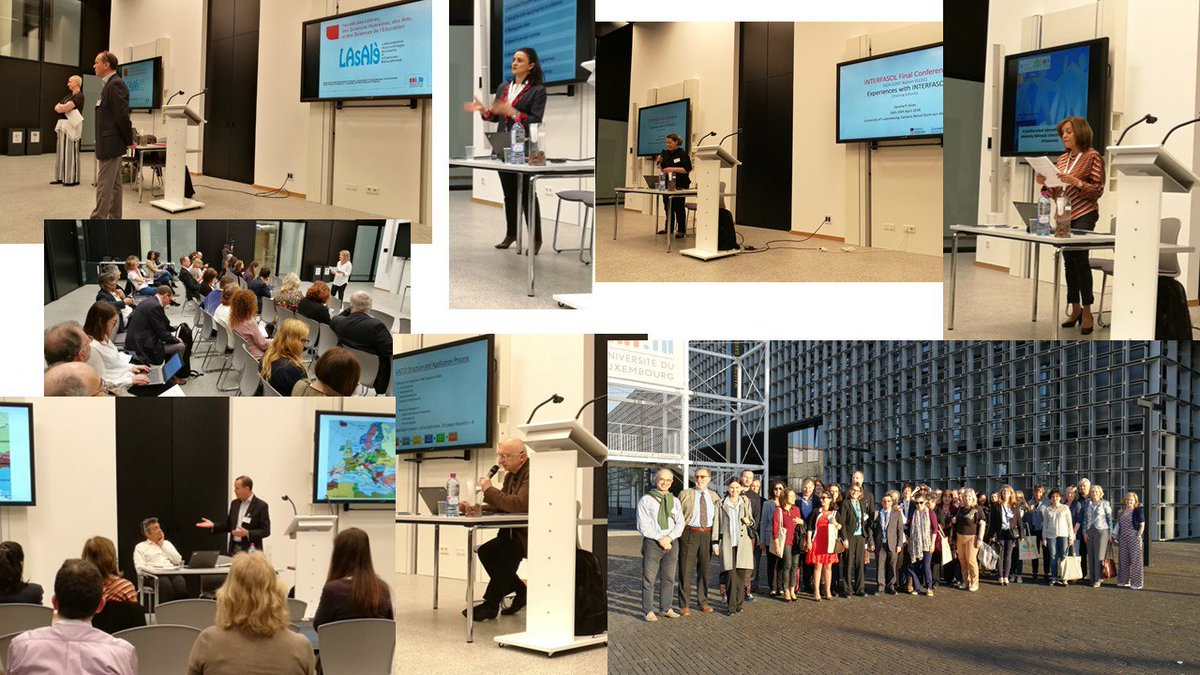 Impressions of the 
 INTERFASOL Final Conference  
18th-20th April 2018,
 University of Luxembourg, Campus Belval (Esch-sur-Alzette) 
 <a href="/InterfasolEU/">Interfasol</a>