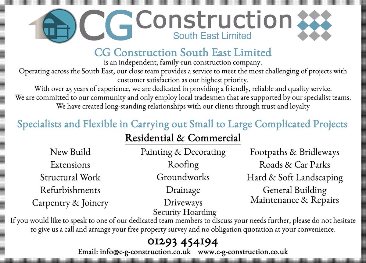 C G Construction South East Limited (@cgconstruction_) on Twitter photo 