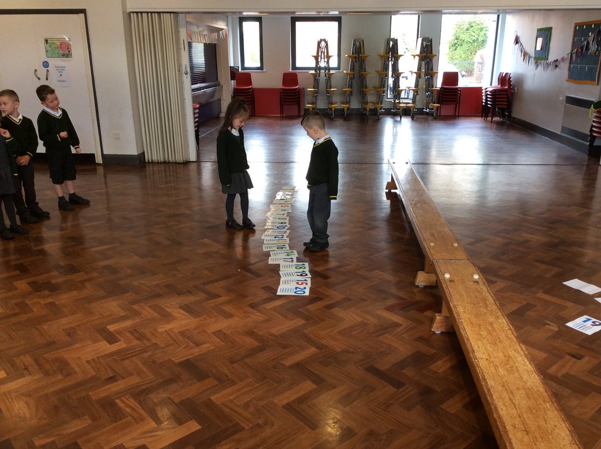 MrsStevensonEPS's tweet photo. Working as a team to make a 0-20 numberline #earlymaths #teamwork #fastestfirst https://t.co/GX9sWNoBpo