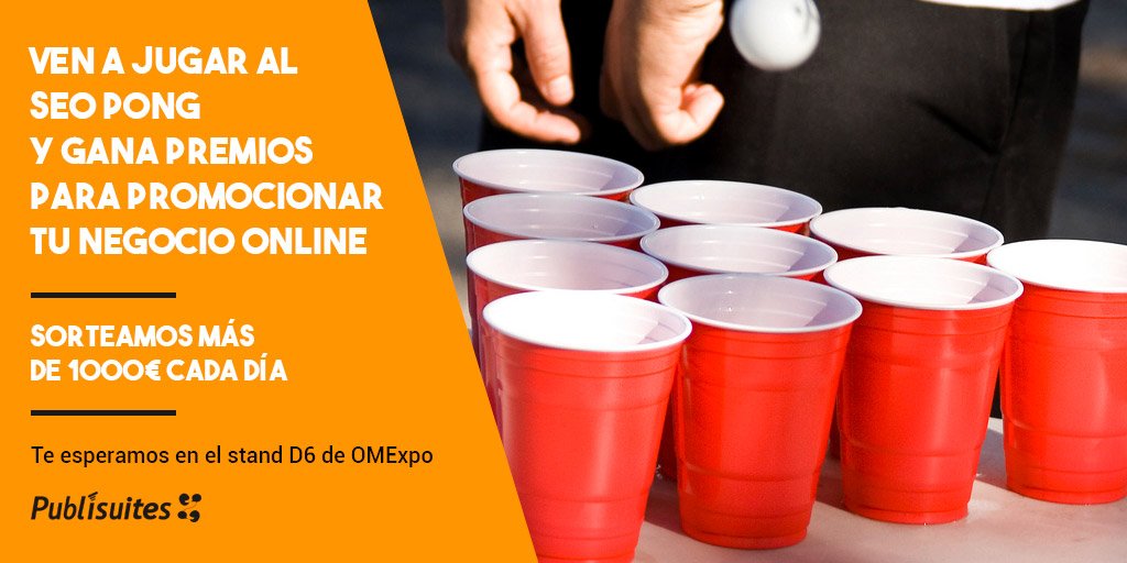 Daveintbusiness's tweet photo. En Publisuites sortean 1.000 euros cada día para marketing de contenidos. Juega! @publisuites #SEOPong #OMExpo2018 https://t.co/ScQwjZRpkg https://t.co/qAKDSRl5N5