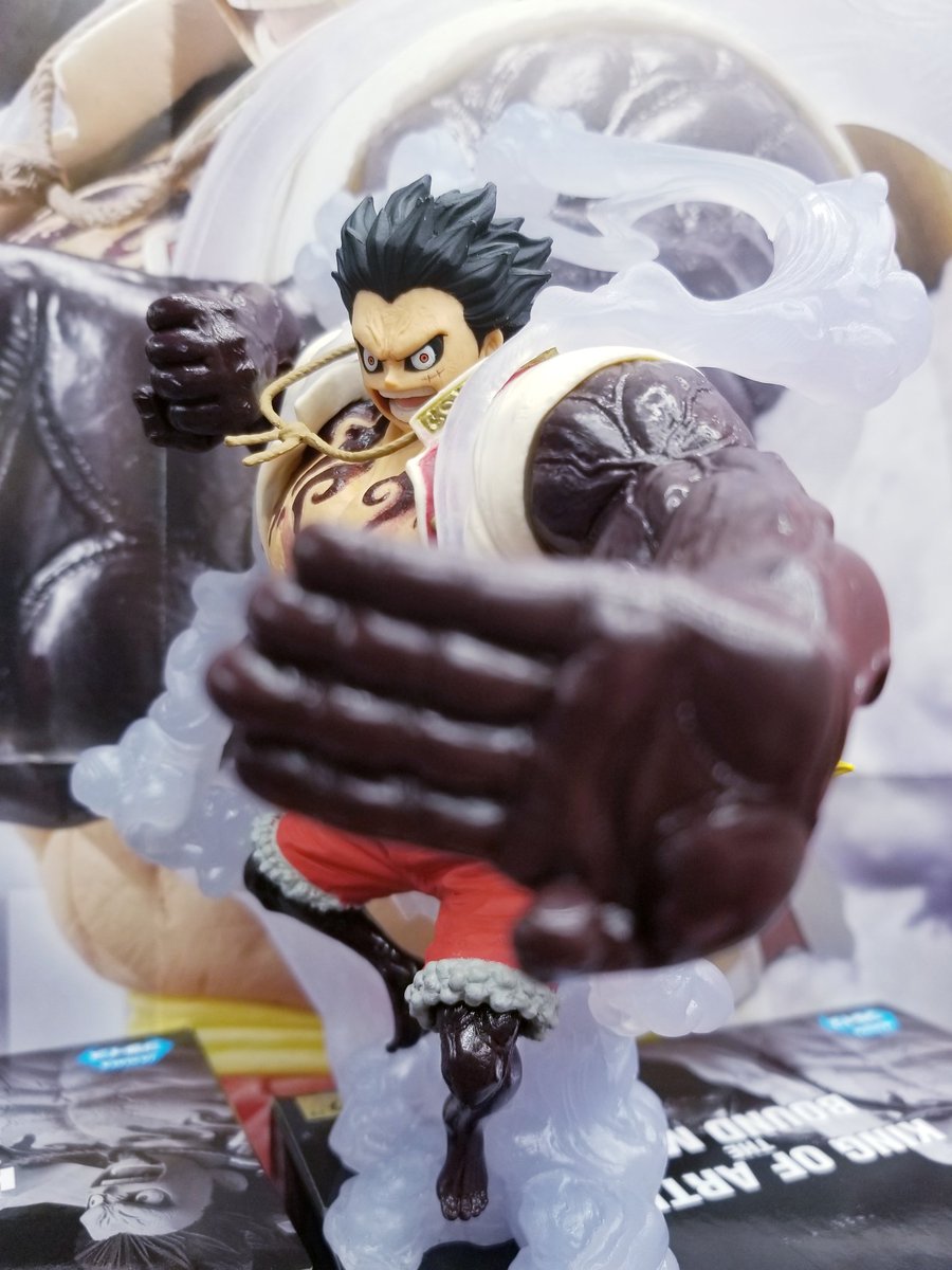 ドラマ港北インター店 Twitterren 景品入荷情報 ワンピース King Of Artist The Bound Man 作中初披露時の金剛力士像を彷彿とさせるポーズ 表情で再現されてます ギア4 ゴムゴムの猿王銃 ワンピース バウンドマン キングオブアーティスト